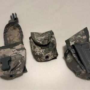 Camouflage Tactical Pouches Set of 3